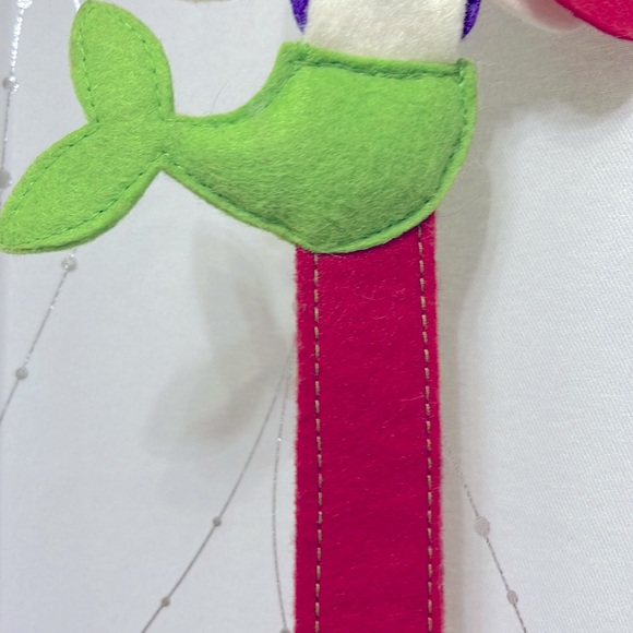 🧜🏻♀️Handmade mermaid decorative hair bow holder with shell - Picture 9 of 10